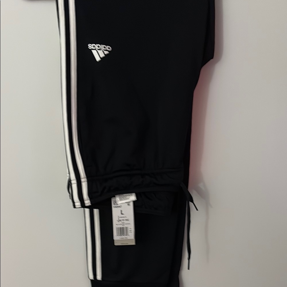 Adidas Kids Black Track Pants
